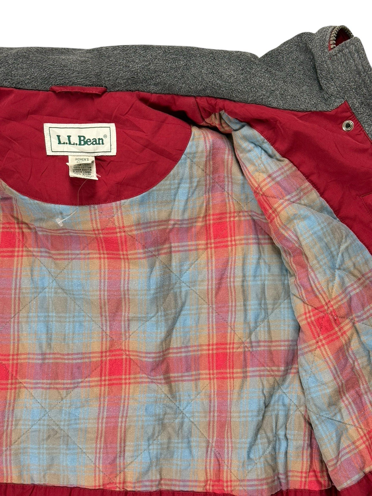 LL Bean Red Jacket Small Petite