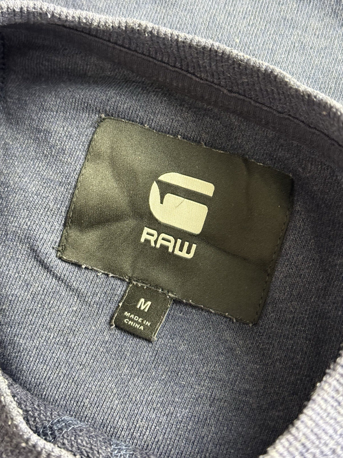 G Star Raw Blue Jumper Medium