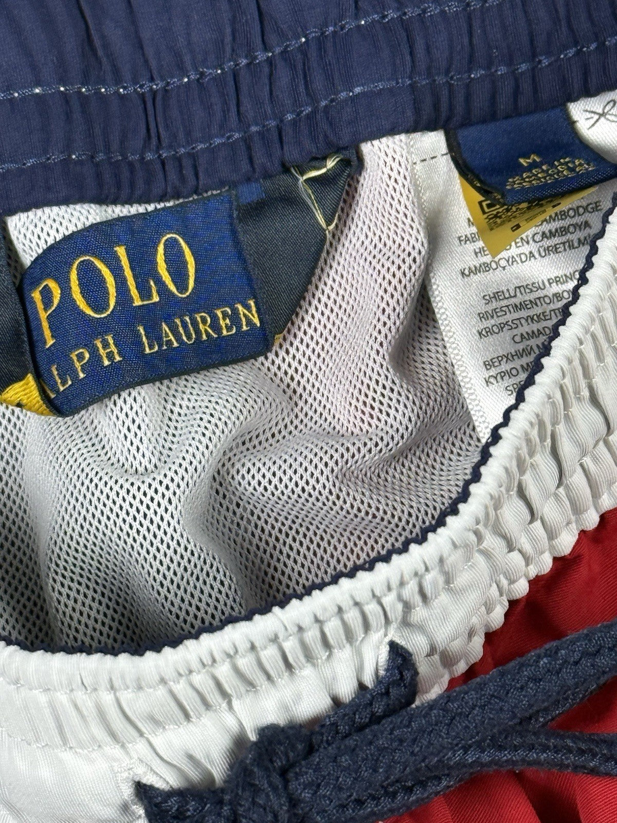 Polo Ralph Lauren Multi Traveller Swim Trunks Shorts Medium