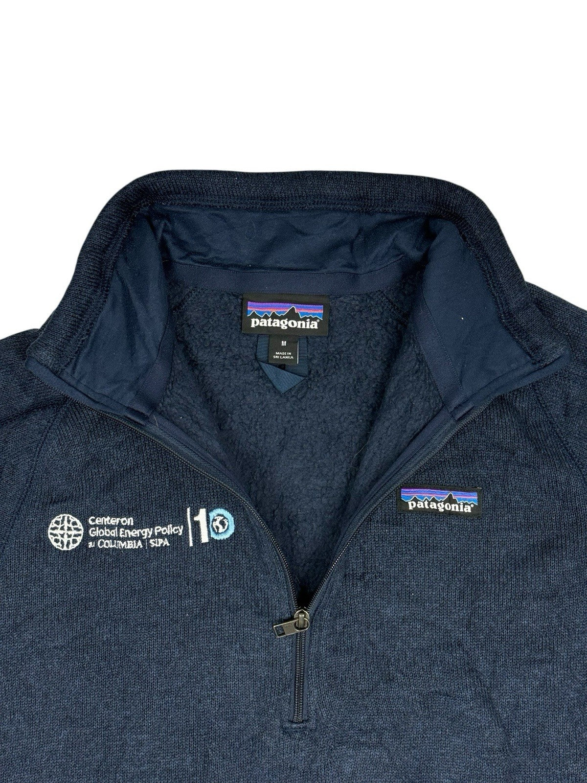 Patagonia Blue Better Sweater Quarter Zip Fleece Jumper Medium