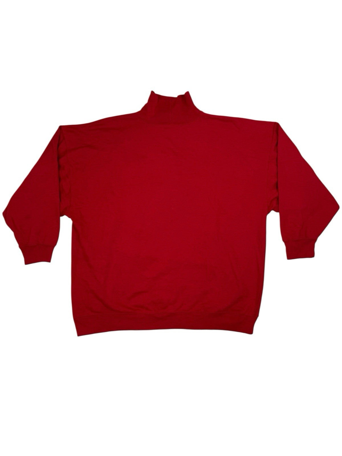 Internationale Express Red 90s Turtleneck Jumper XL