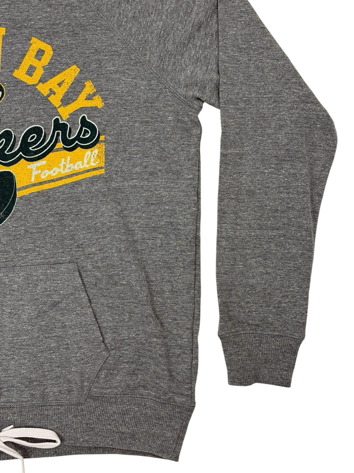 NFL Grey Green Bay Packers Distressed Print Hoodie XL