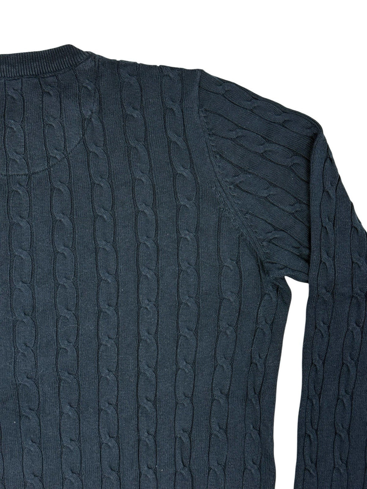 Racing Green Blue Knit Cotton Jumper Small