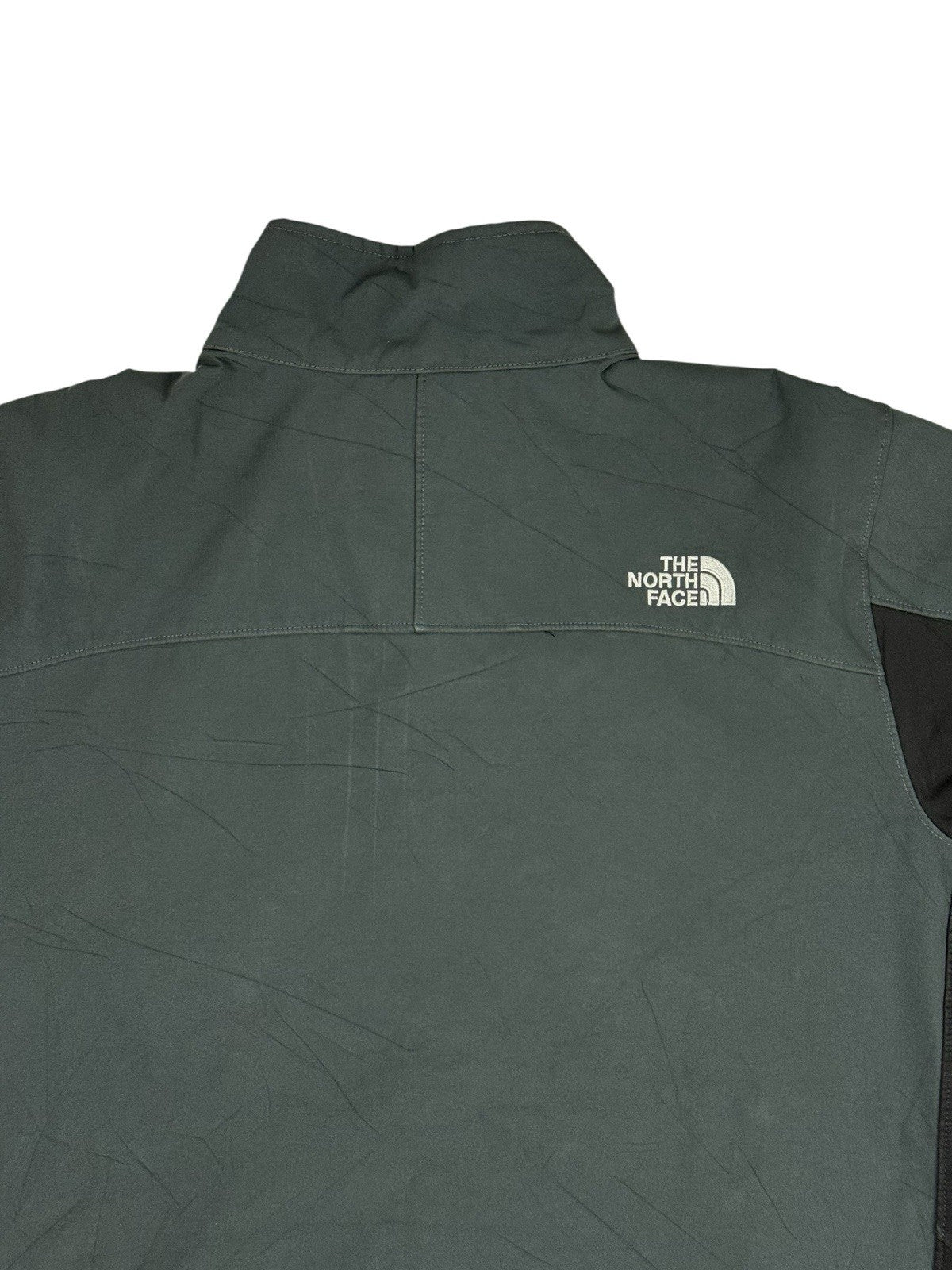 The North Face Grey Zip Softshell Jacket Large