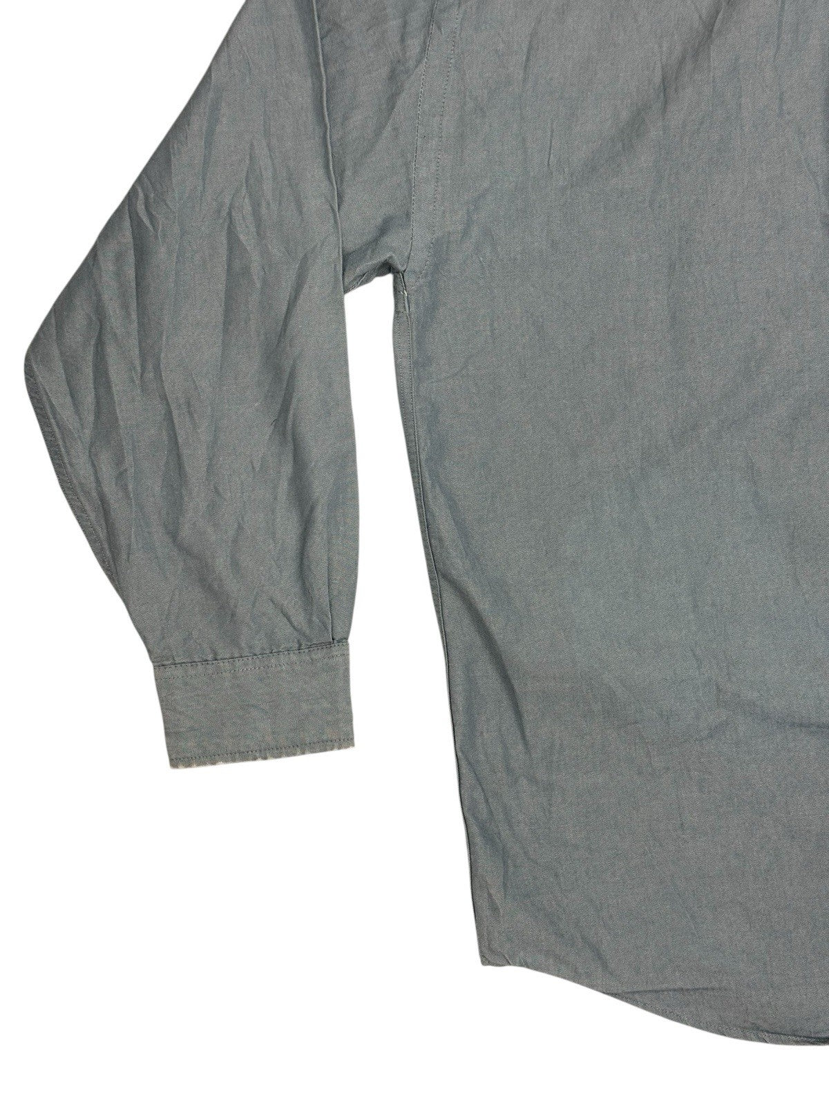 Tommy Hilfiger Retro Blue Collared Shirt Large