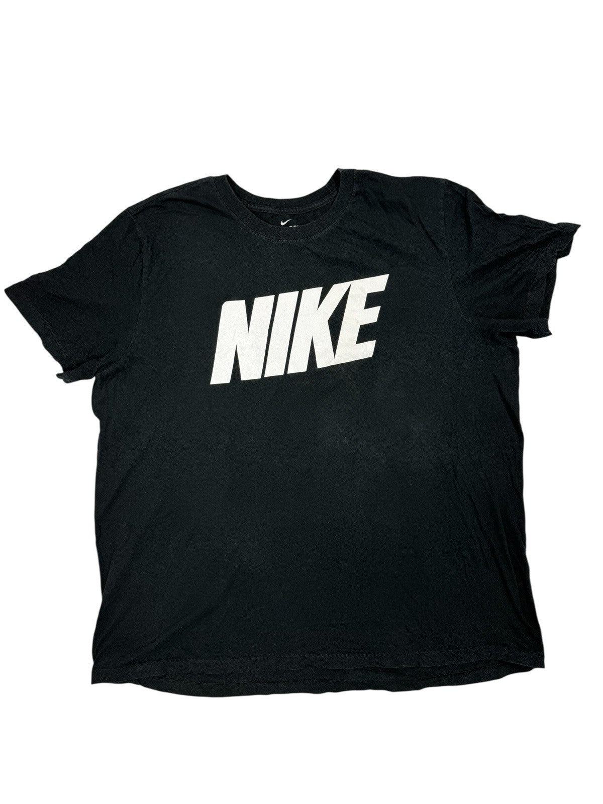 Retro Nike Black Big Logo Top 2XL