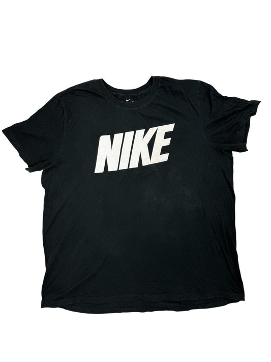 Retro Nike Black Big Logo Top 2XL