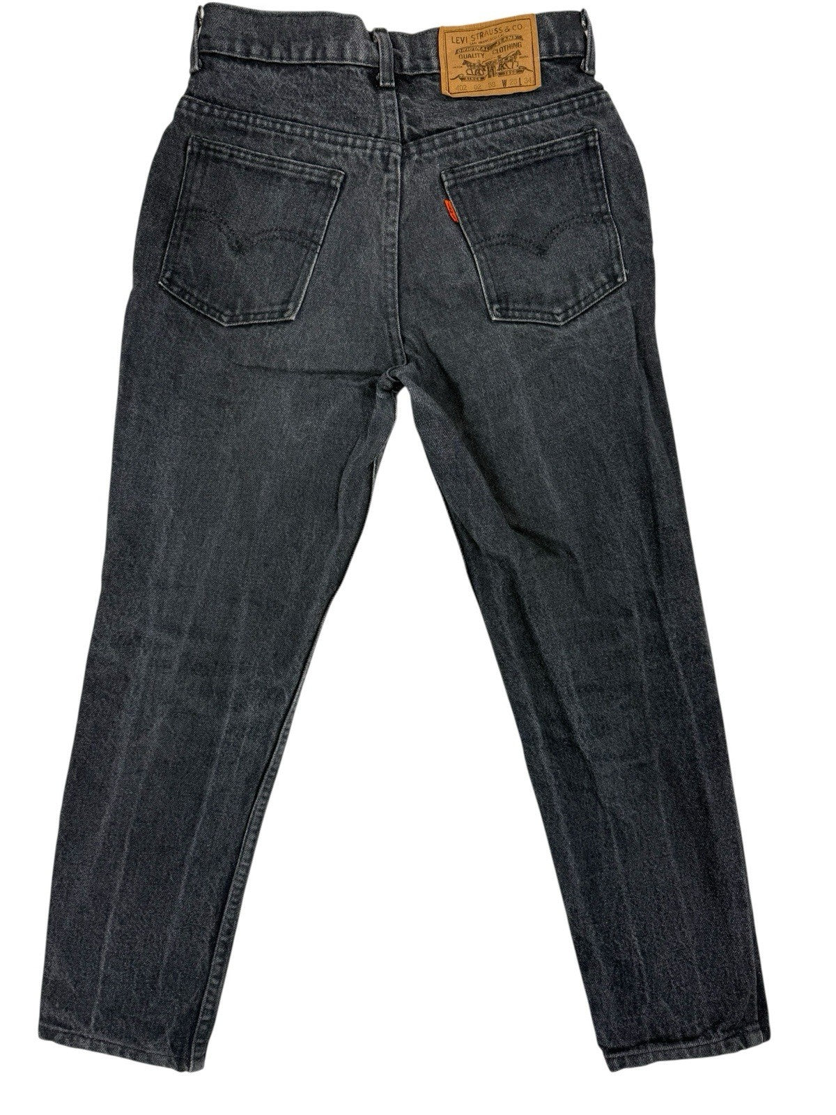 Levi's Grey Denim Tapered Jeans 28W 25L
