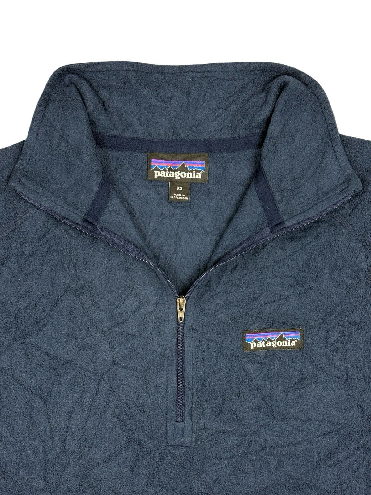 Patagonia Blue Micro D Fleece 1/4 Zip Jumper XS