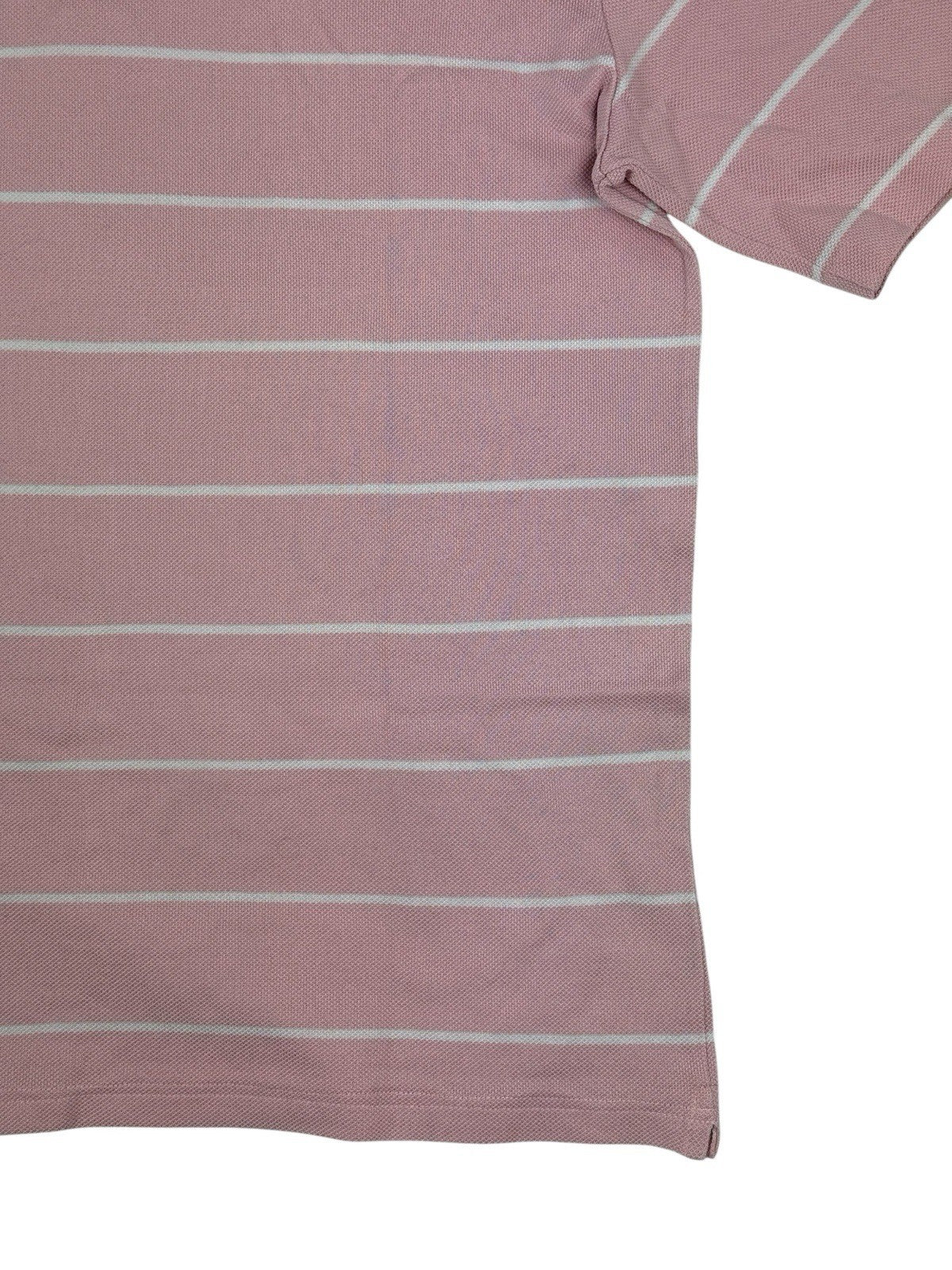 Polo Ralph Lauren Retro Pink Striped Golf Polo Medium