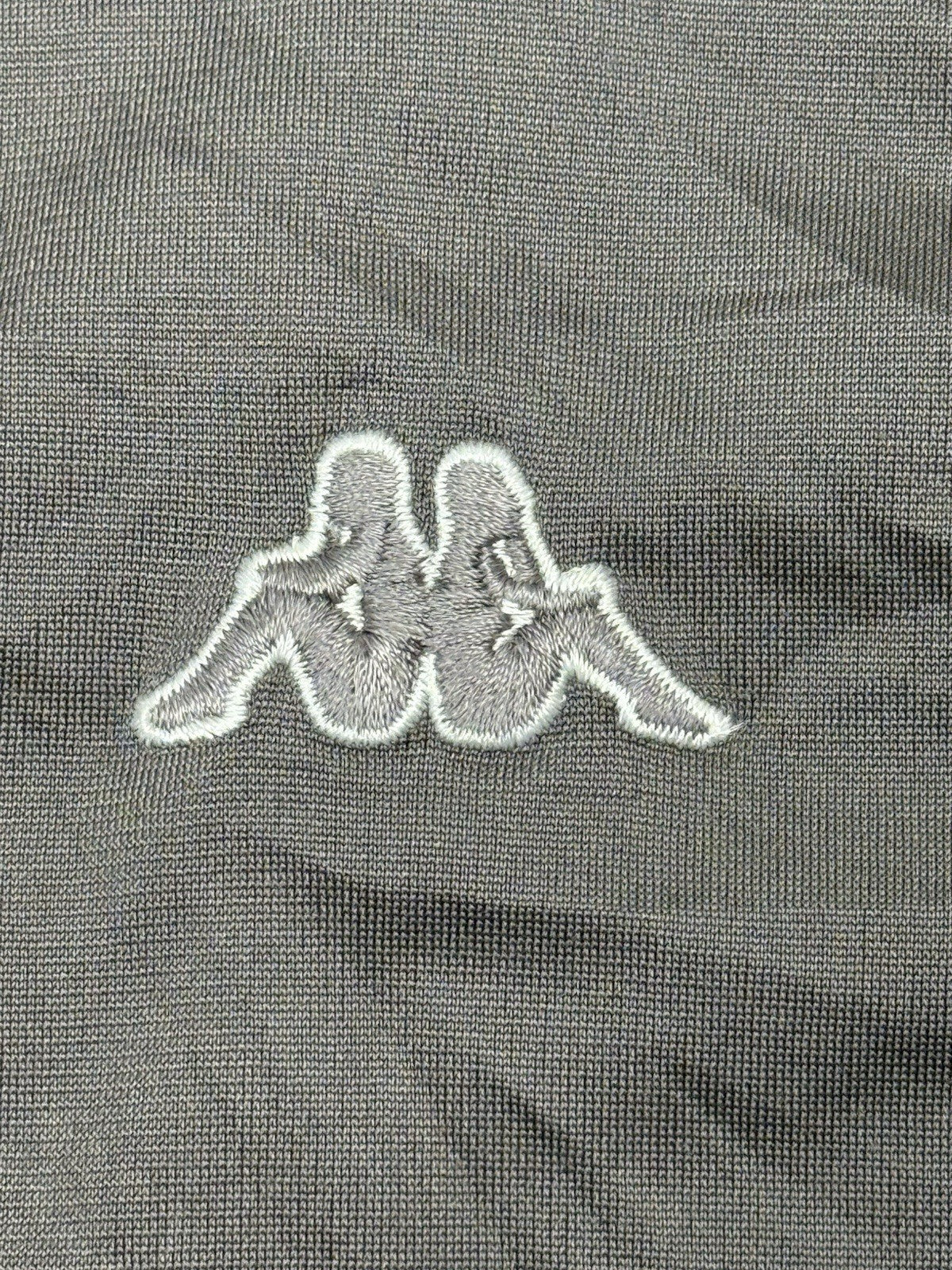 Kappa Retro Grey Zip Track Jacket Medium