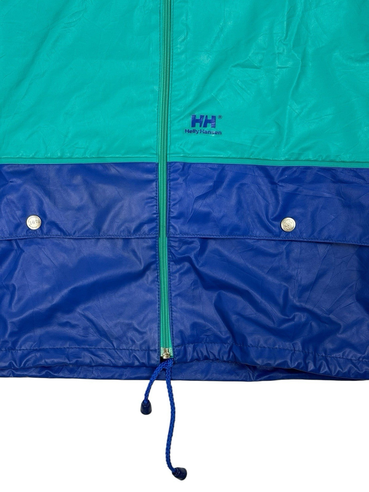 Helly Hansen Green Retro Zip Hooded Track Jacket XS