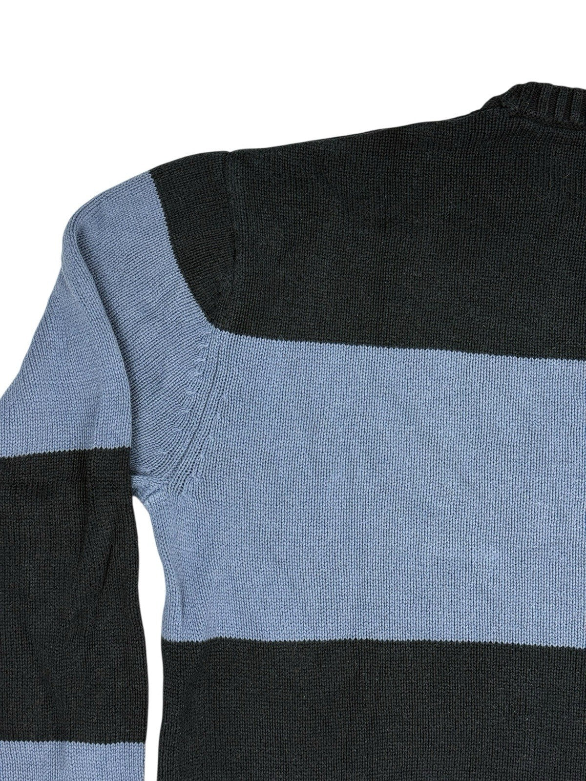 Nautica Retro Blue Striped Cotton Jumper XL