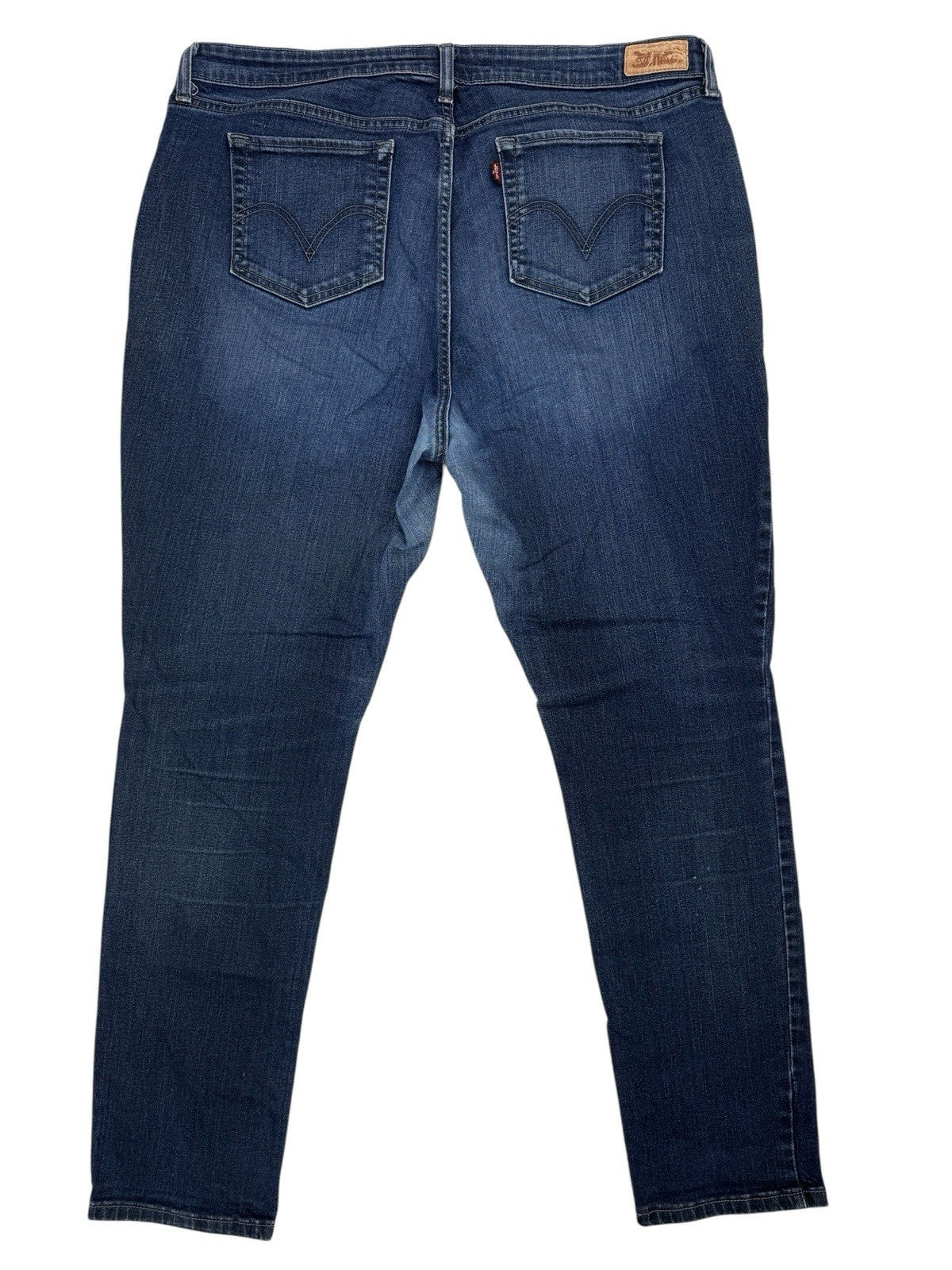 Levi's Blue Mid Rise Skinny Denim Jeans 38W 30L