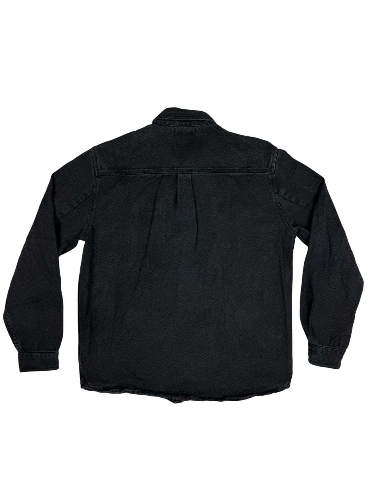Lee Black Denim Shirt Jacket Large