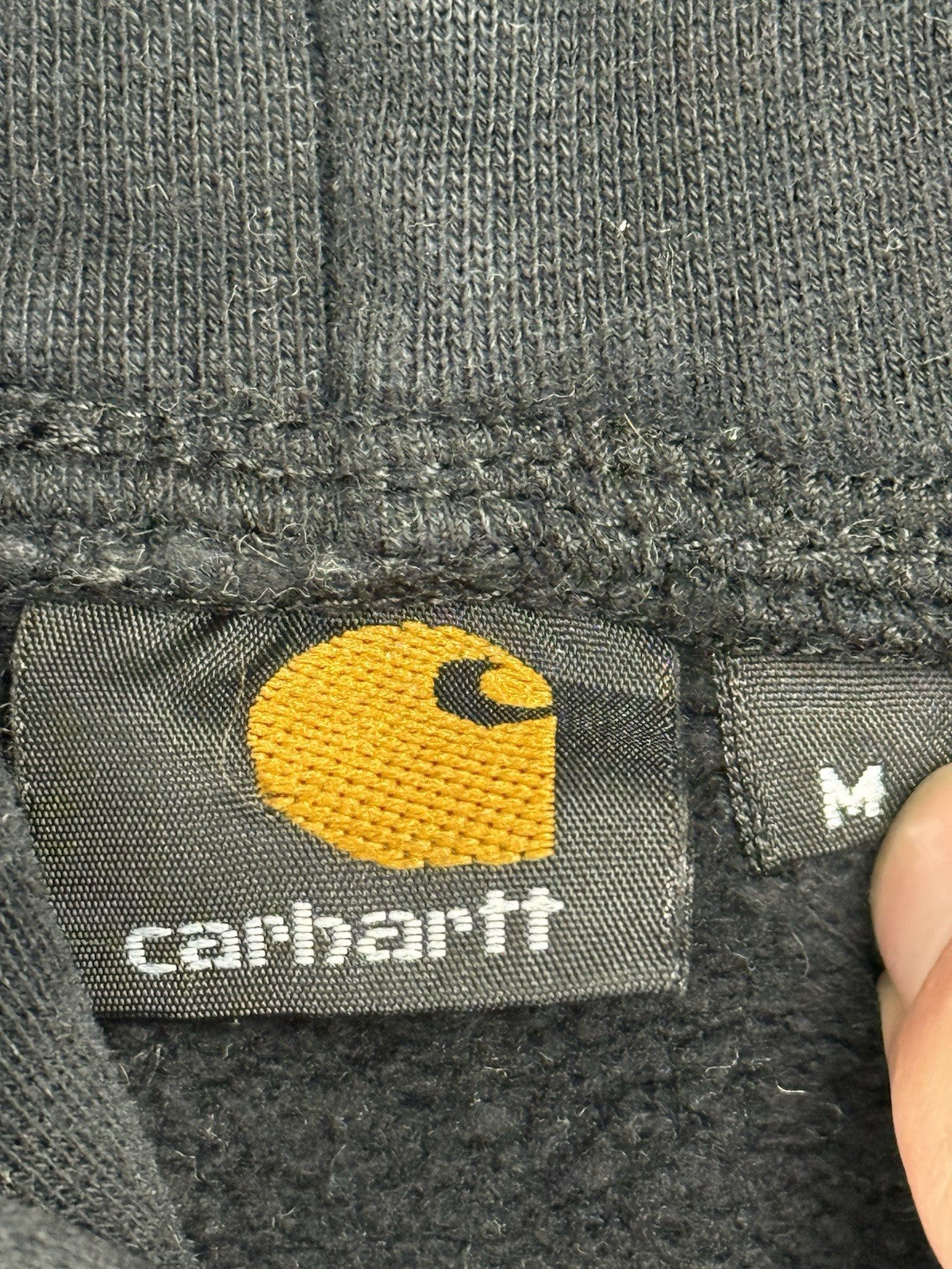 Carhartt Black Retro Hoodie Medium