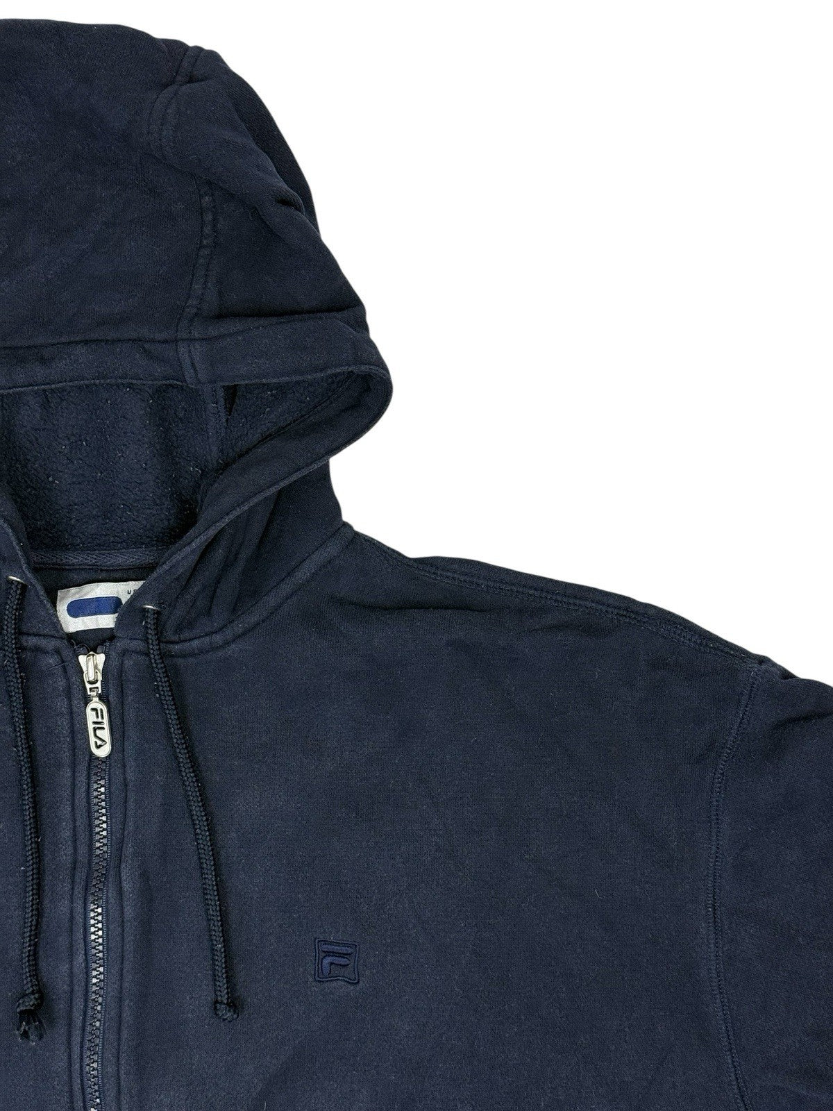 Fila Blue  Retro Zip Hoodie Jacket XL
