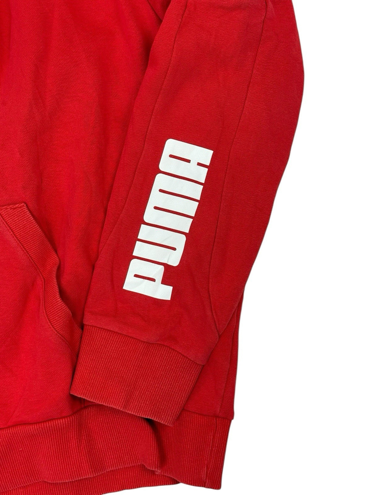 Puma Red Pullover Printed Logo Hoodie 2XL