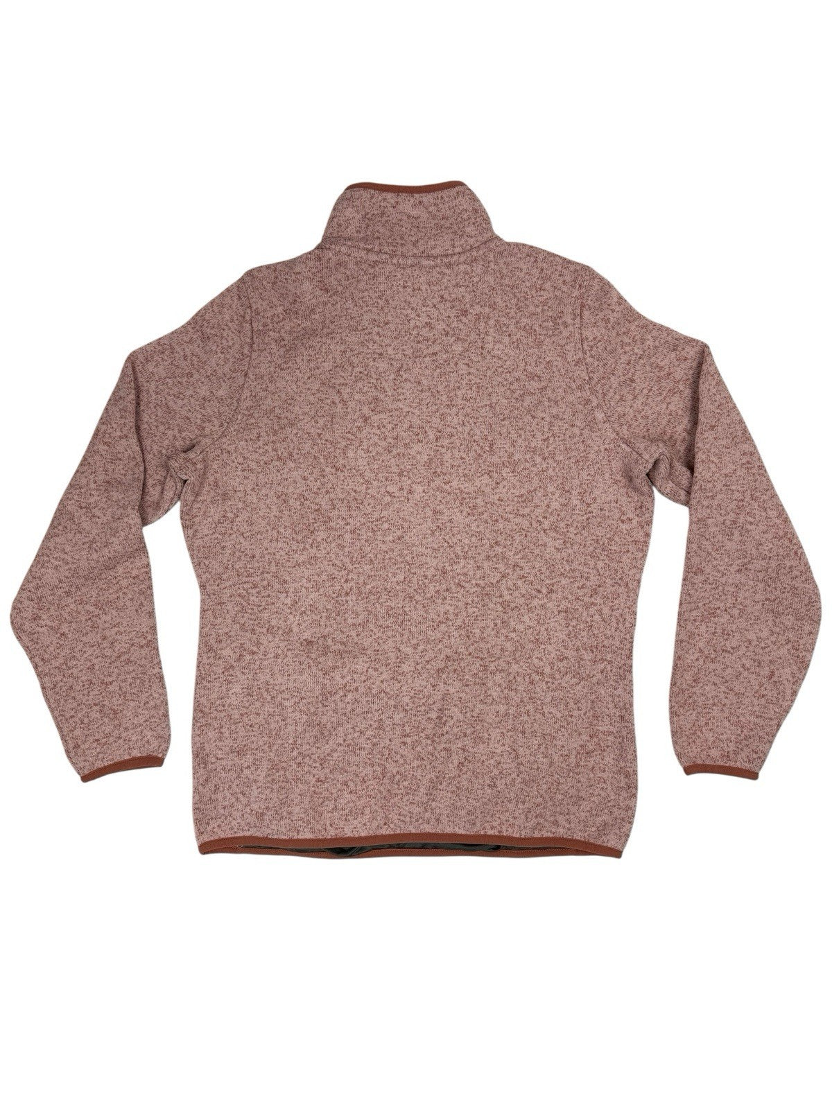 LL Bean Pink Sweater Fleece Pullover Jumper Small