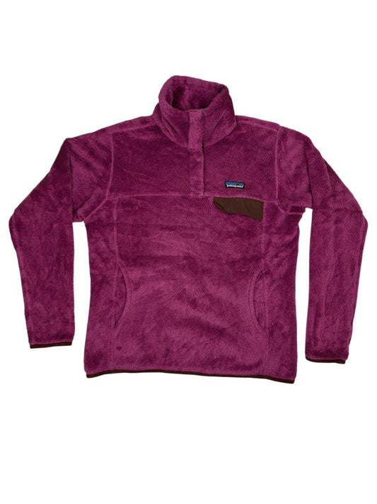 Patagonia Pink Snap T Fleece Jumper Medium