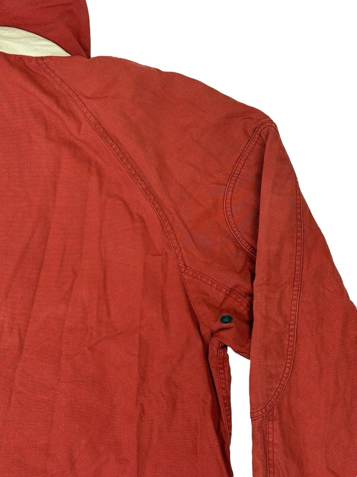 Timberland Retro Orange Weathergear Zip Heavyweight Jacket Medium