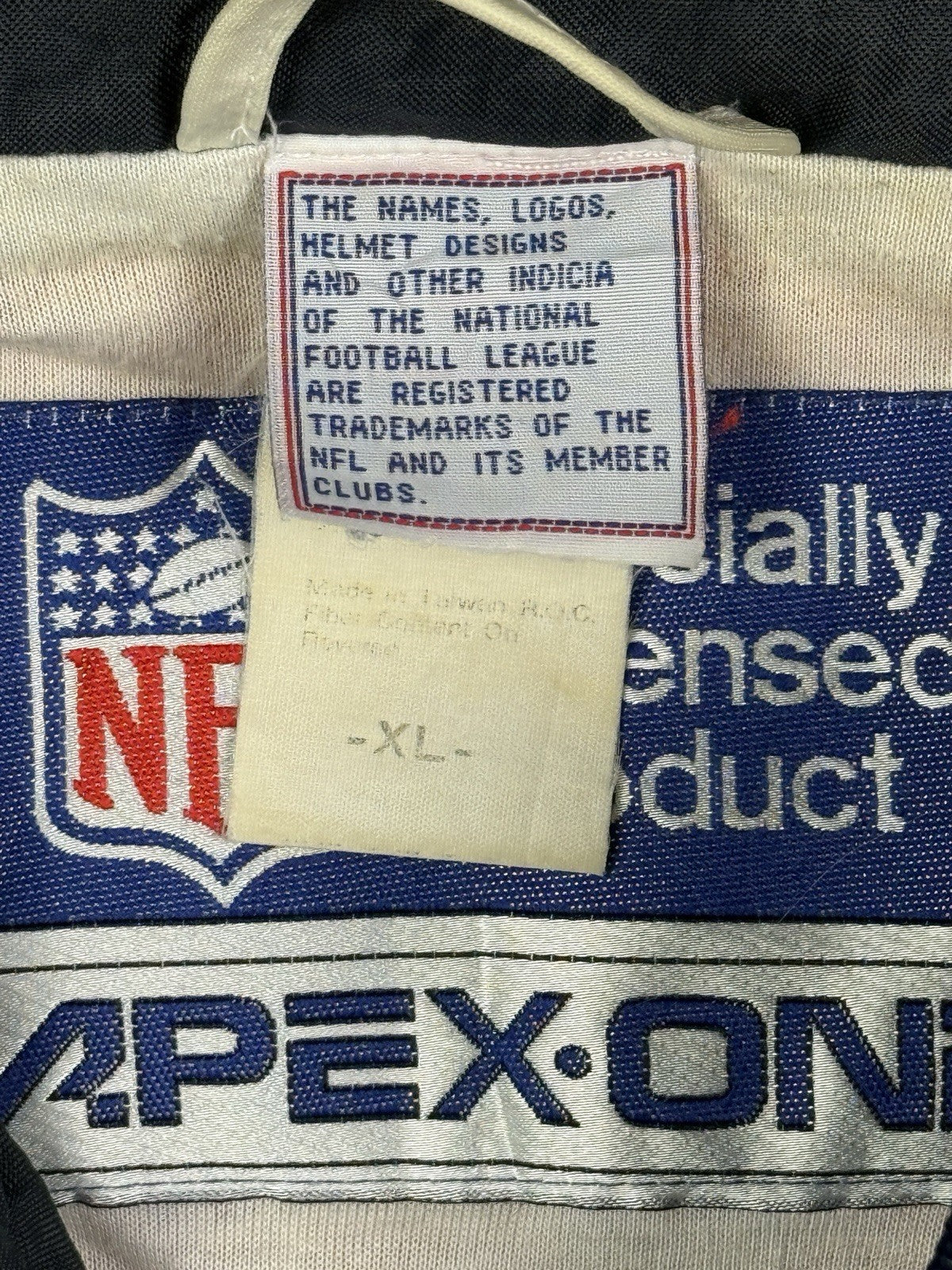 NFL Apex One Vintage Blue Chicago Bears Zip Track Jacket XL