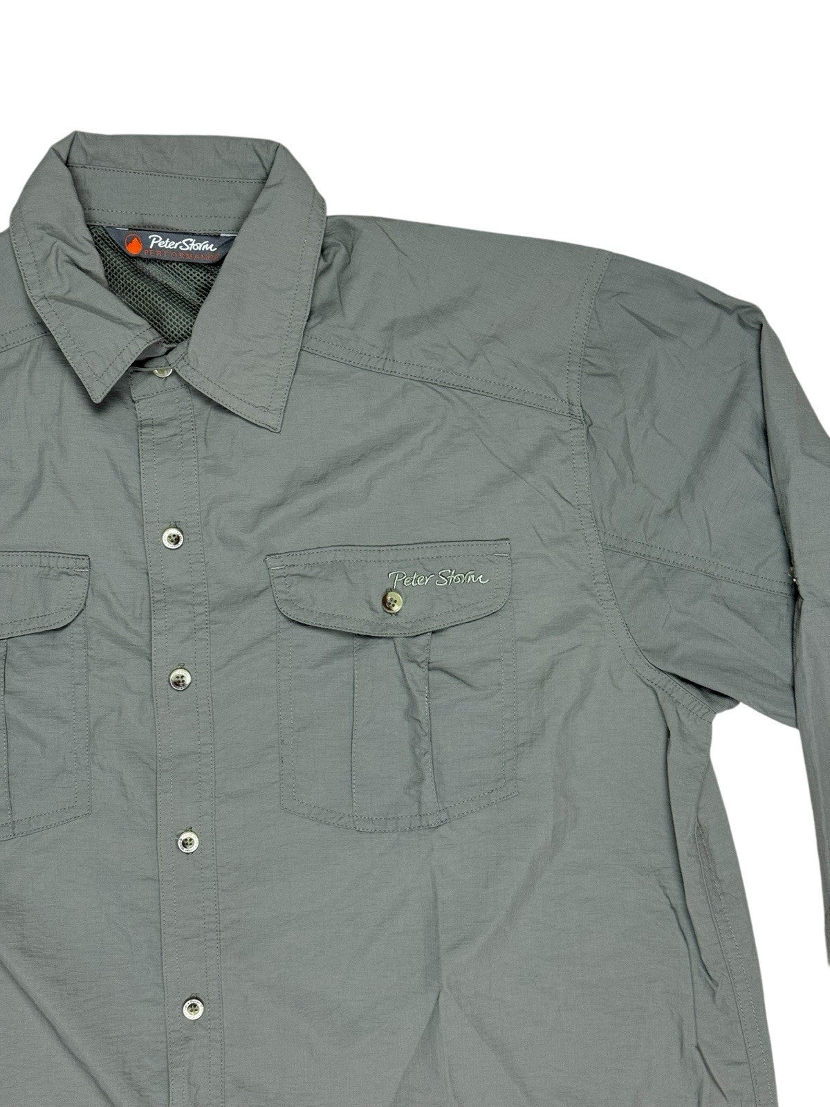 Peter Storm Green Nylon Shirt Large