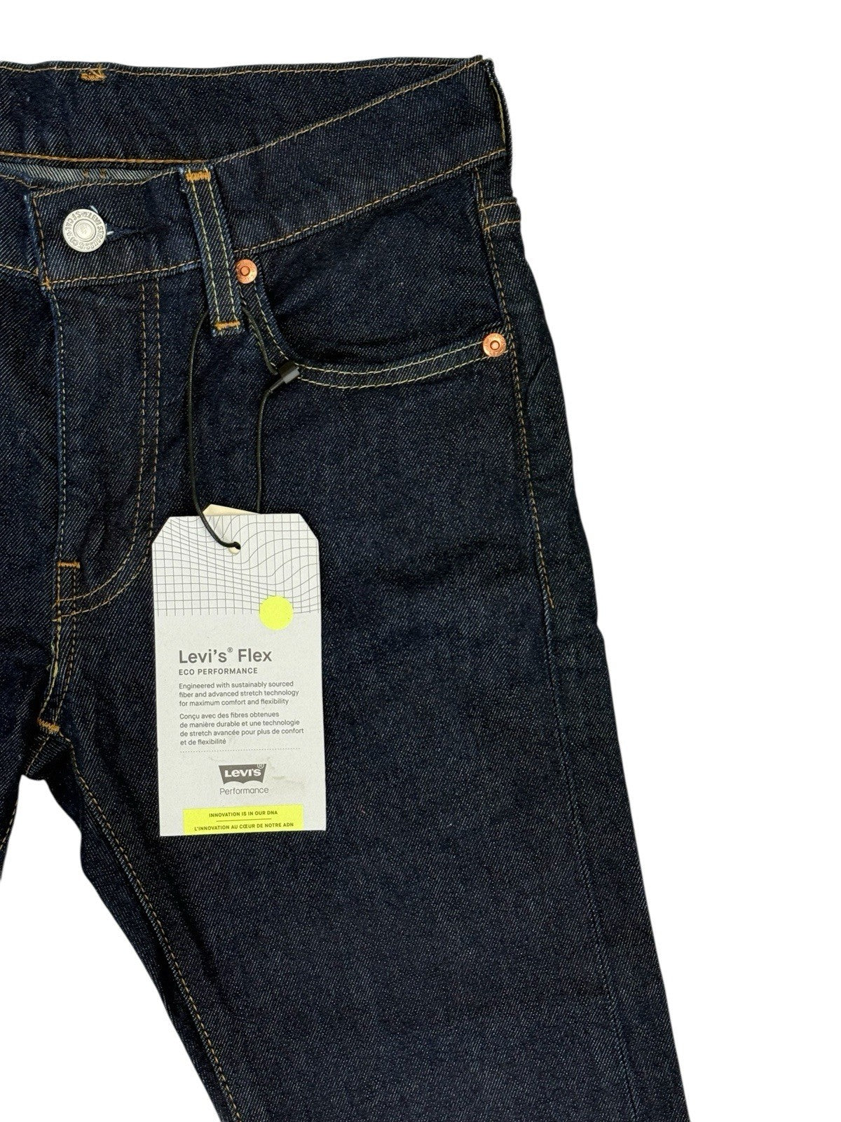 Levi's Blue Flex Skinny Taper Jeans W27 L30