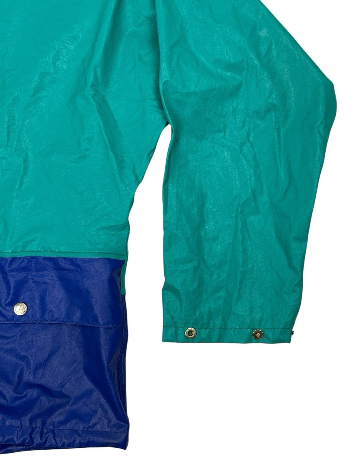 Helly Hansen Green Retro Zip Hooded Track Jacket XS