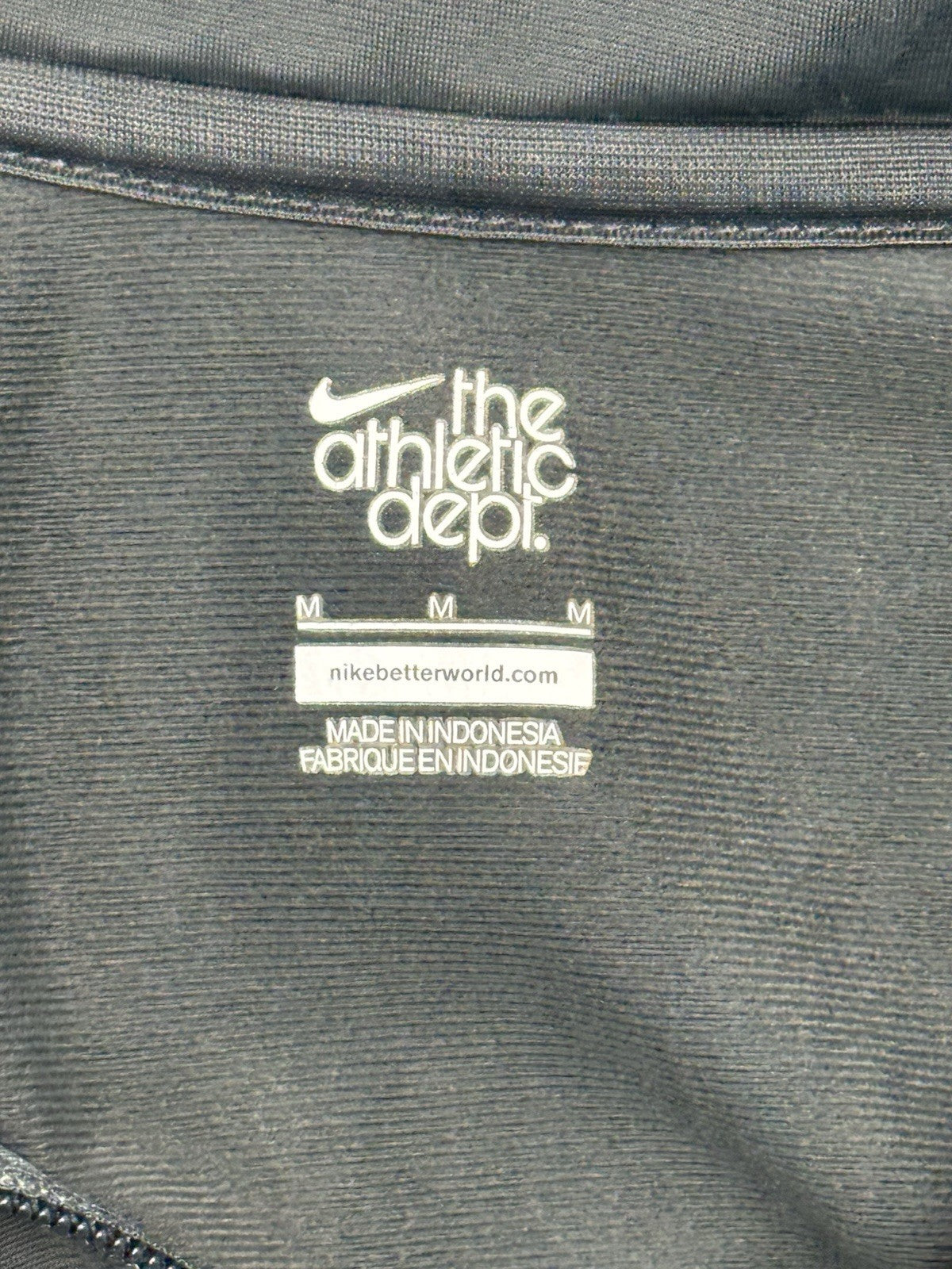 Nike Grey Zipped Track Jacket Medium