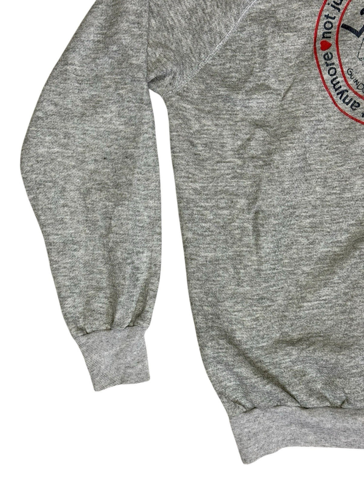 Lake Erie Vintage Funny Print Grey Jumper XL