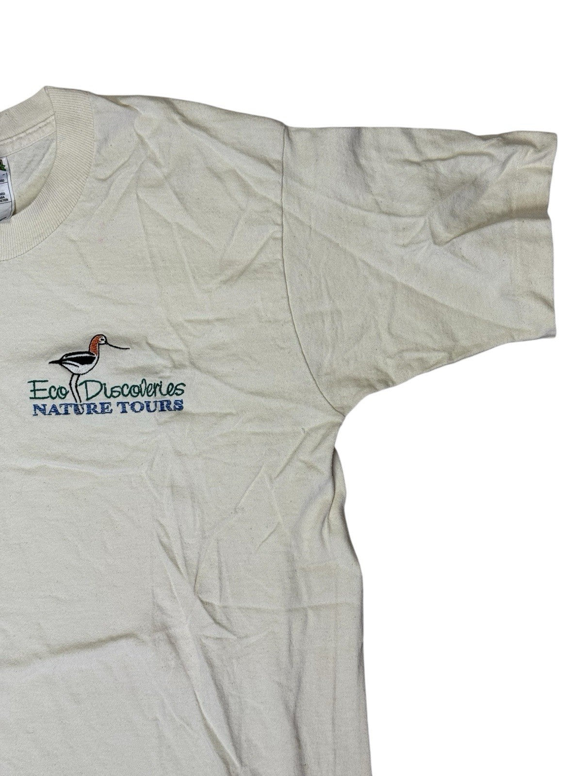 Fruit Of The Look Vintage Cream Heavy Cotton Nature Tours Top Medium