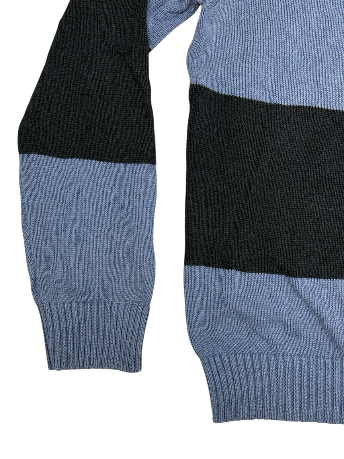 Nautica Retro Blue Striped Cotton Jumper XL