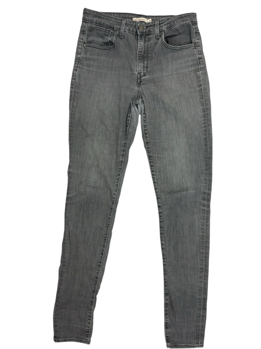 Levi's Grey 721 High Rise Skinny Denim Jeans 30W 35L