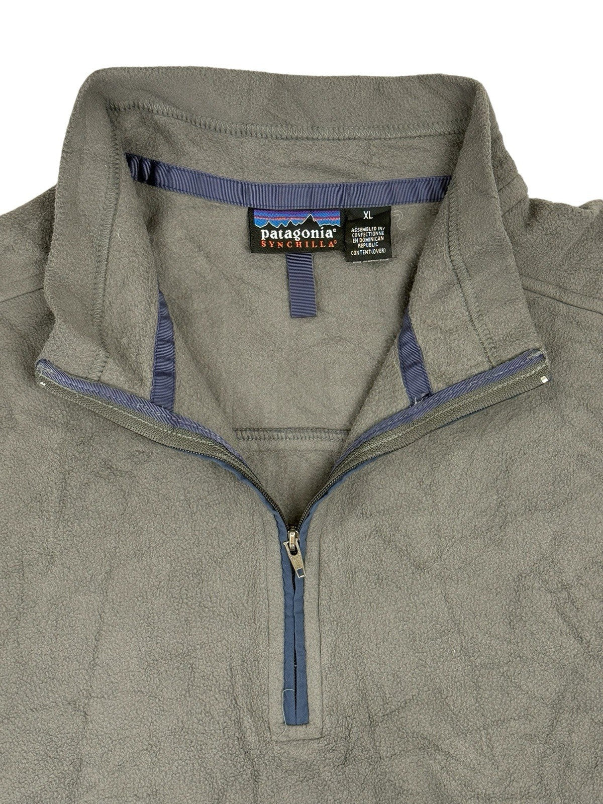 Patagonia Grey Retro Synchilla Fleece Pullover Jumper XL
