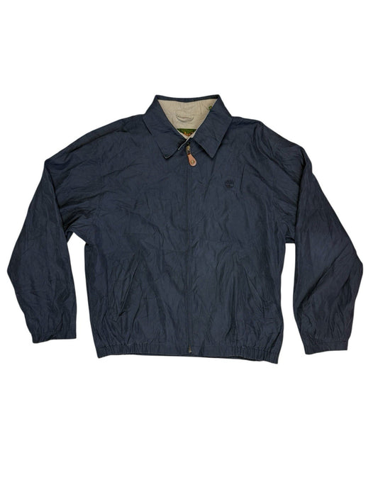 Timberland Blue Weathergear Zipped Collared Jacket Medium