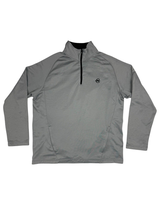 Nautica Competition Grey Quarter Zip Jumper Large