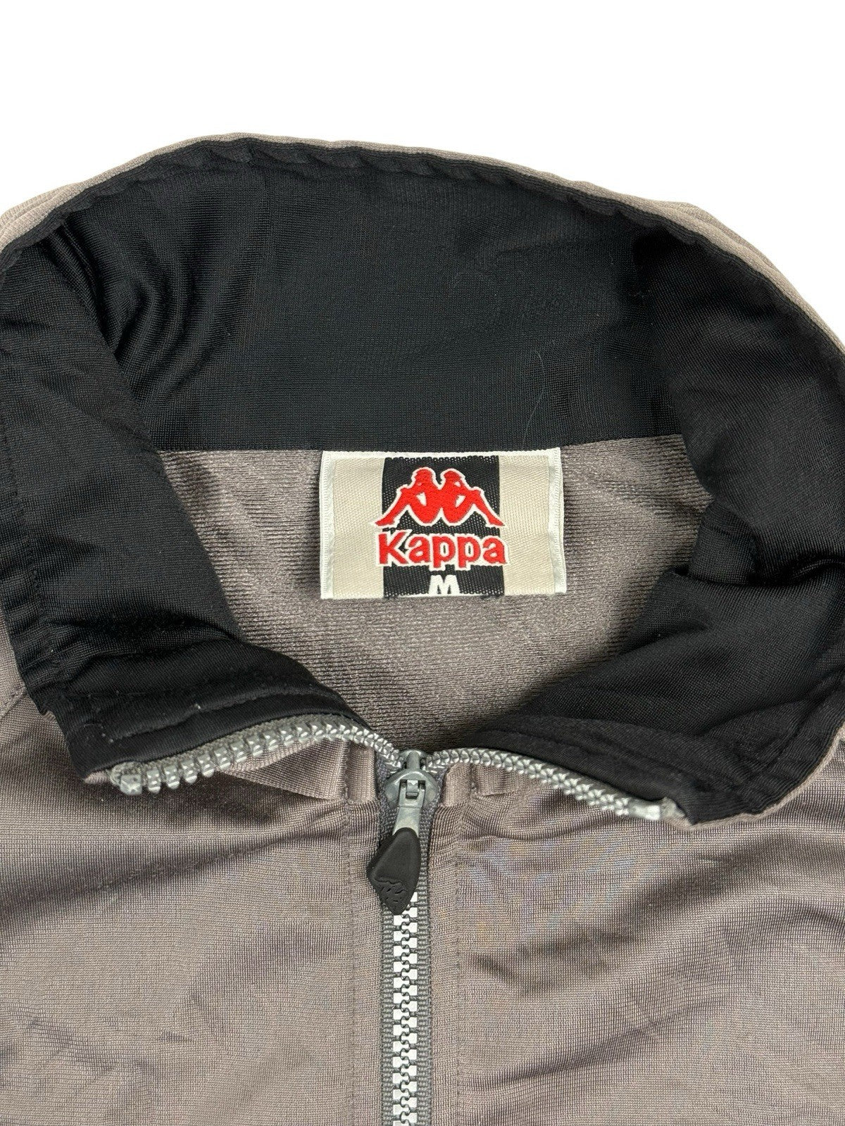 Kappa Retro Grey Zip Track Jacket Medium