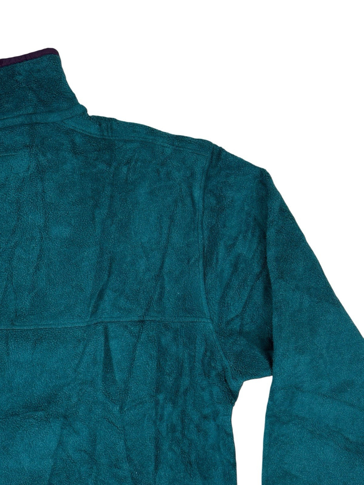 LL Bean Vintage Green Polartec Fleece Zip Jacket Medium