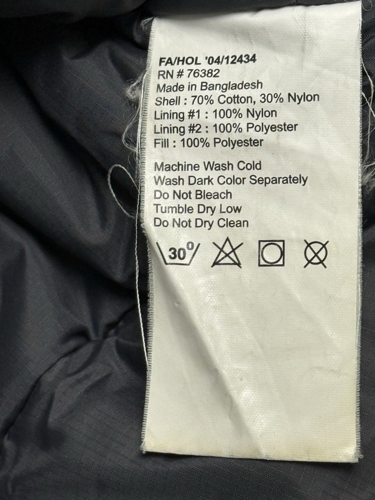 Timberland Green Weathergear Insulated Zip Jacket Large