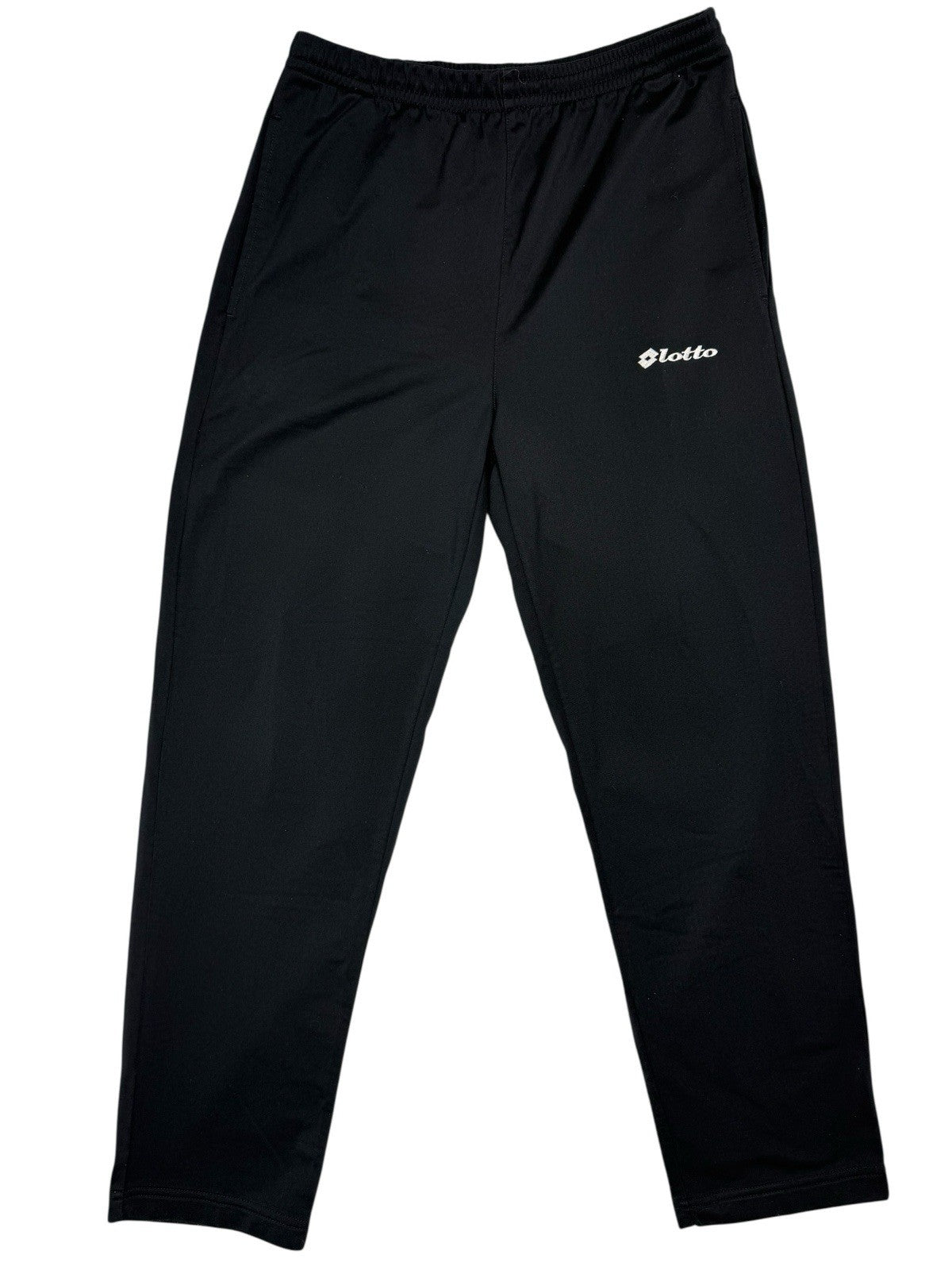 Lotto Black Vintage Tracksuit Bottoms Large