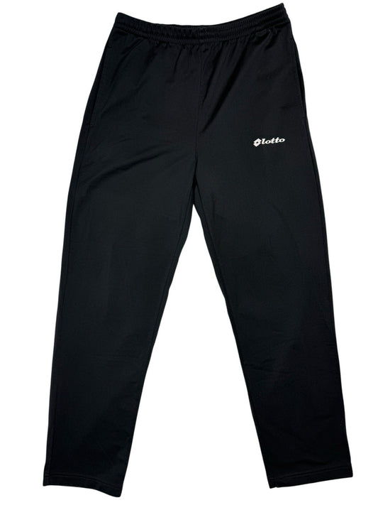 Lotto Black Vintage Tracksuit Bottoms Large