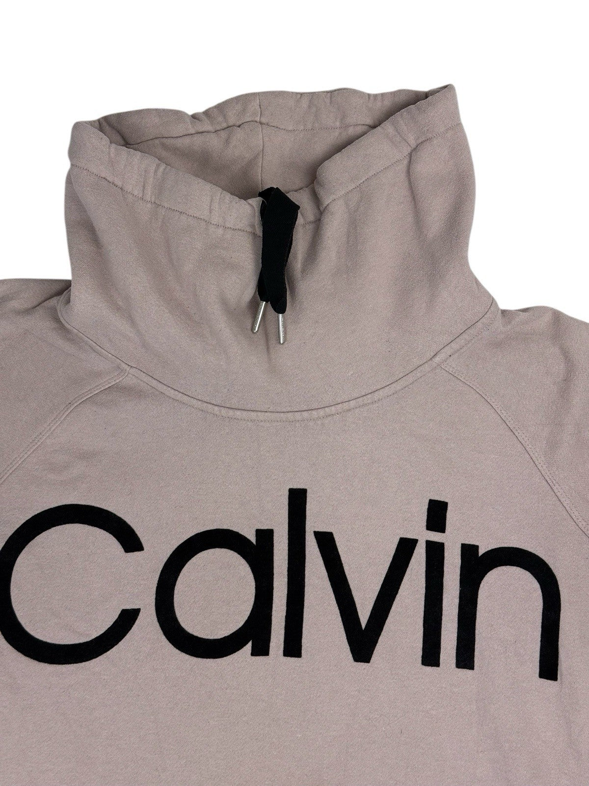 Calvin Klein Pink Performance High Neck Jumper Large