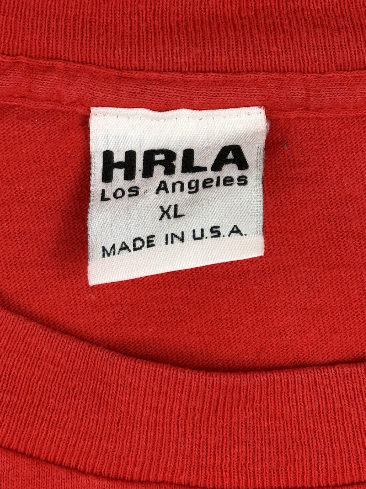 Vintage Red Cotton Embroidered San Francisco Top XL