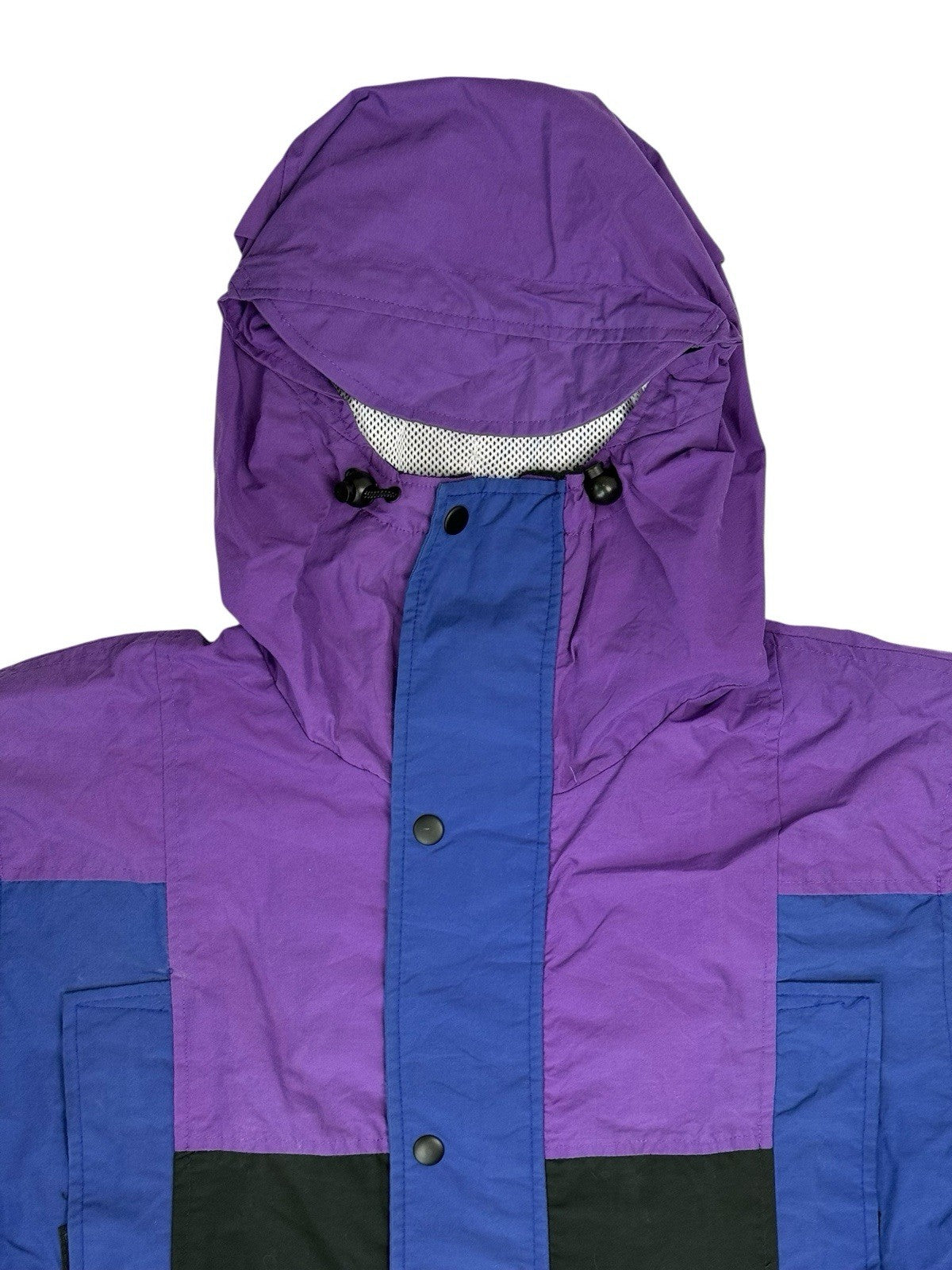 LL Bean Vintage Blue Sunbuster Zip Jacket Medium