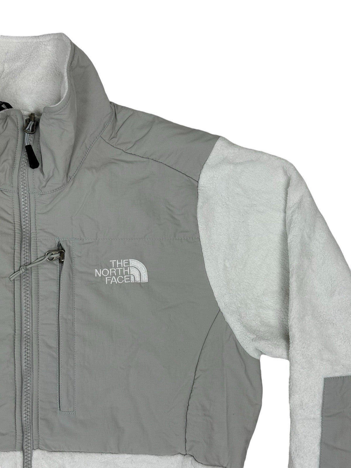 The North Face White Denali Fleece Zip Jacket Women's Small