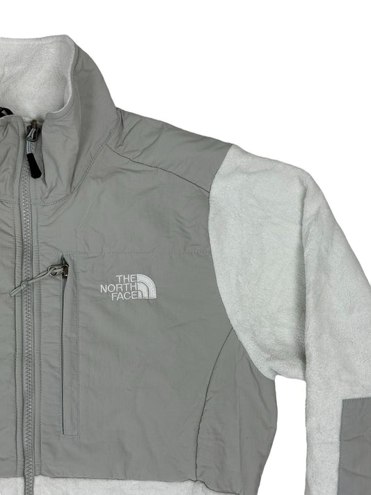 The North Face White Denali Fleece Zip Jacket Women's Small
