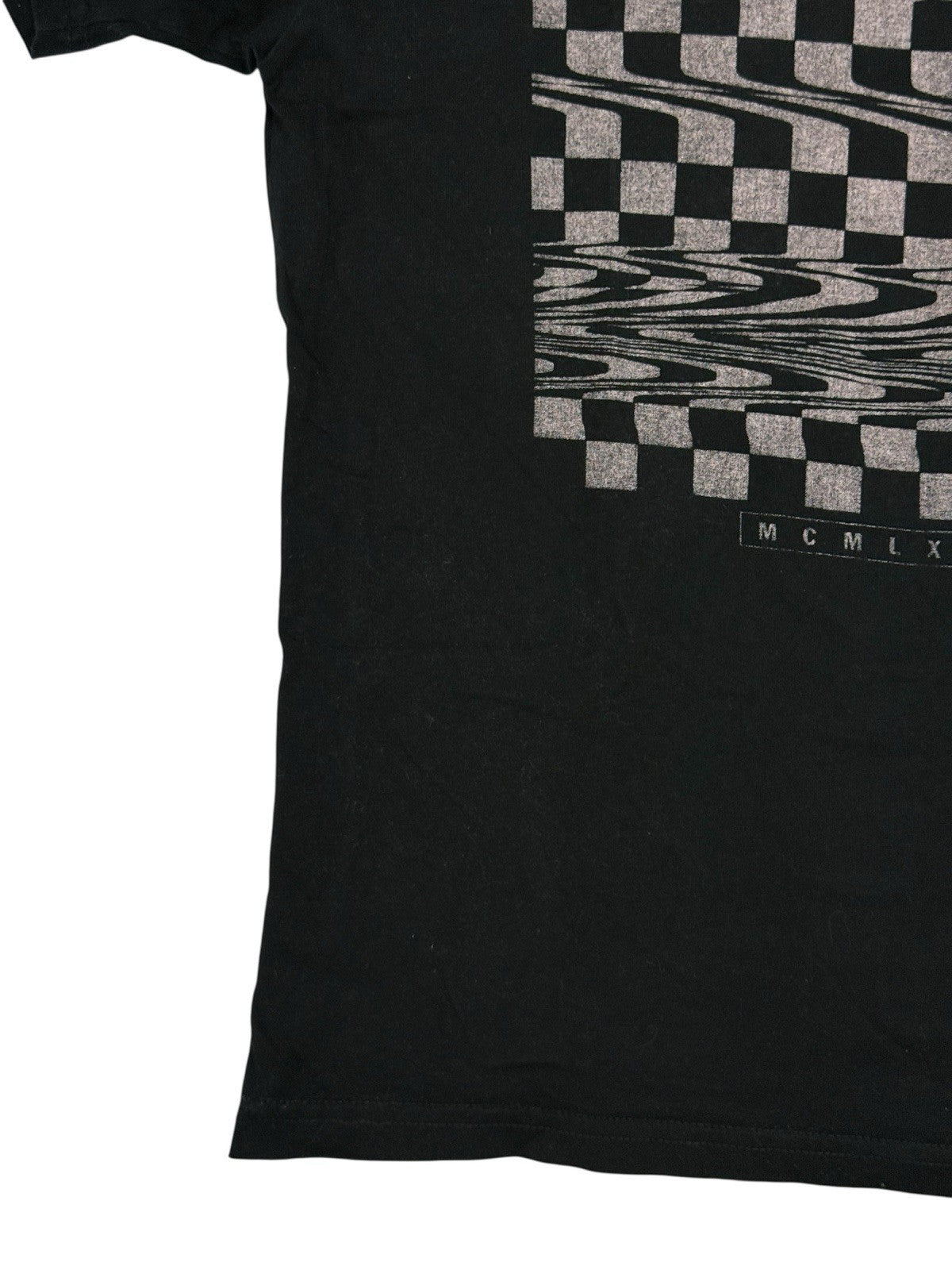 Vans Black Cotton Printed Top Small
