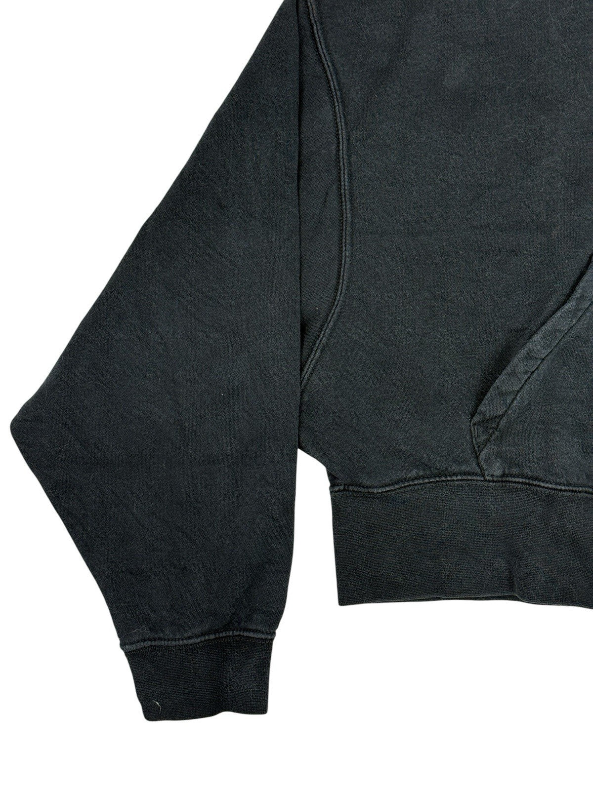 Nike Black Cropped Zip Hoodie Jacket XS