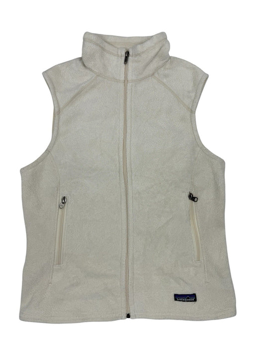 Patagonia Cream White Synchilla Gillet Bodywarmer Medium